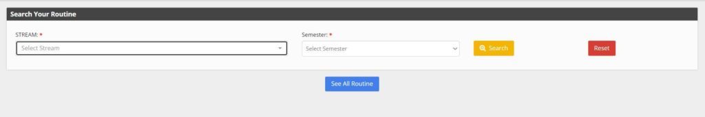 Search your Exam Routine Online