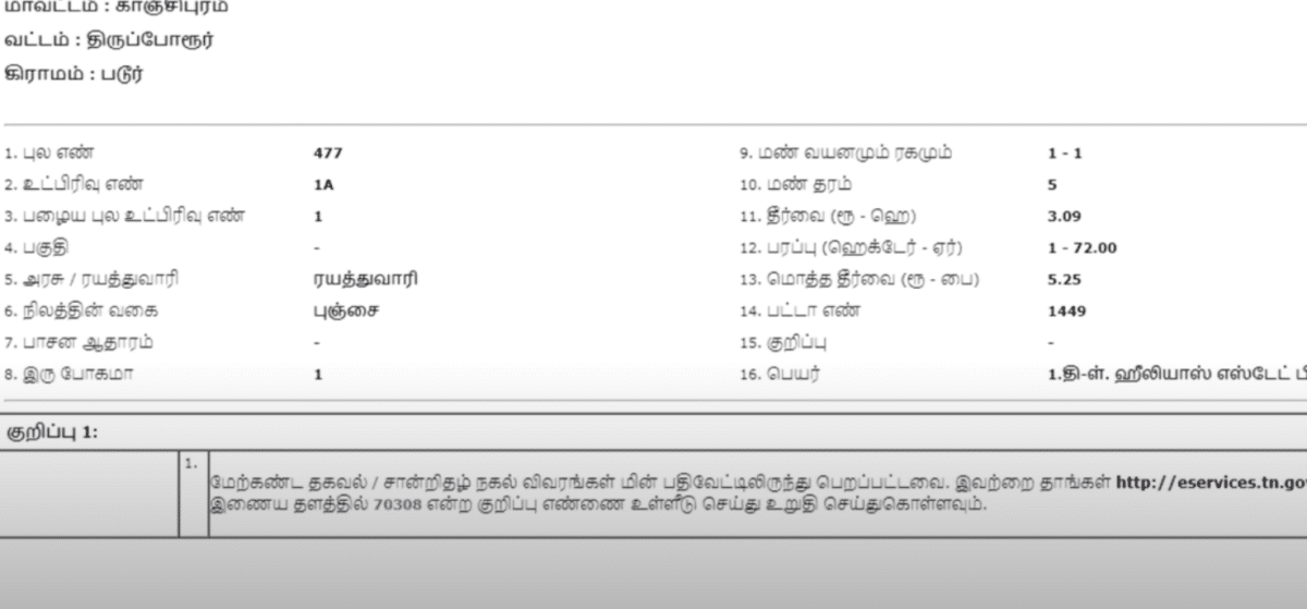 Tamilnadu Land Record | TN Online Patta Chitta Download Adangal, A-Register, FMB, Verify Online, App