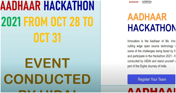 How to Apply Online for Aadhar Hackathon, Online Registration