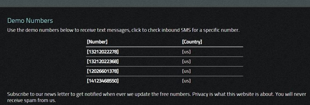 Receive Online SMS Free
