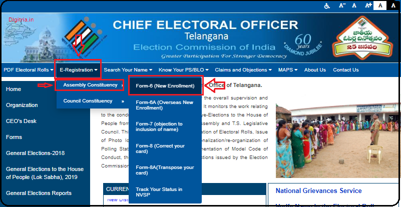  CEO Telangana Voter ID