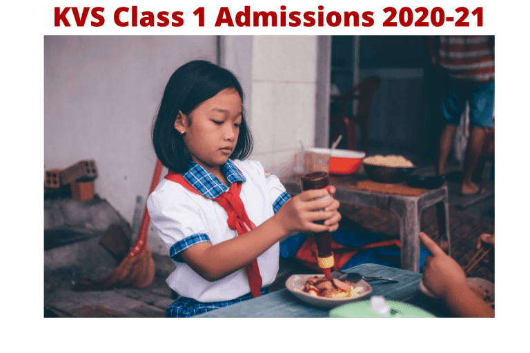 KVS Admissions 2020-21