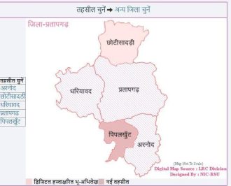 select district for rajasthan jamabandi nakal